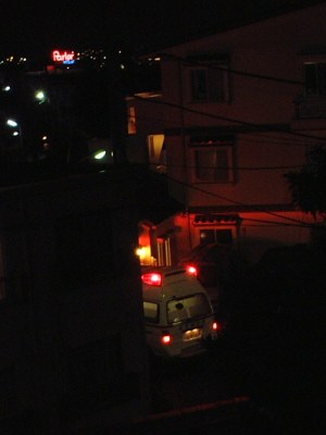 深夜の救急車